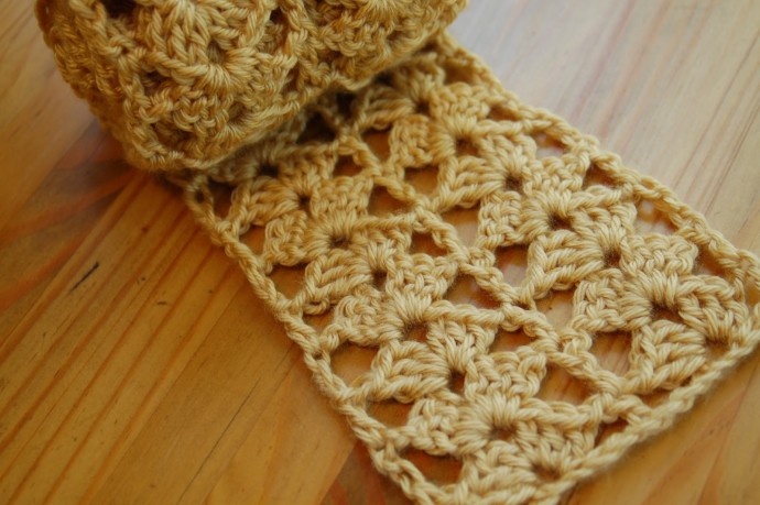 Crochet Spring Scarf