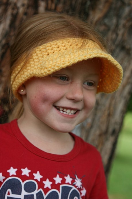 Crochet Visor Vision Hat