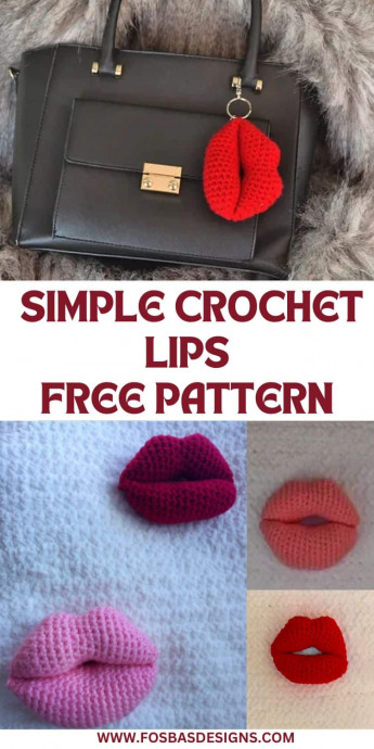 Crochet Adorable Lips