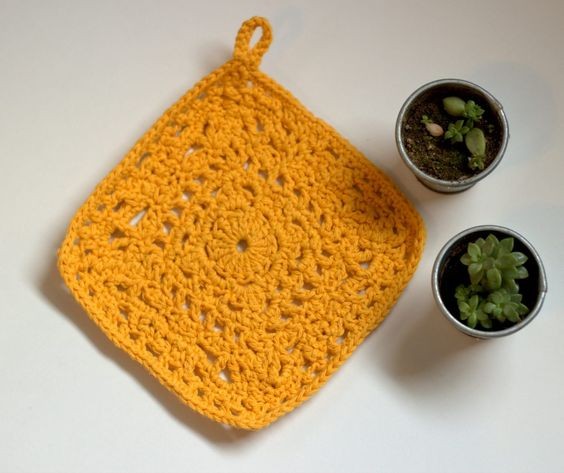 Crochet an Orange Washcloth