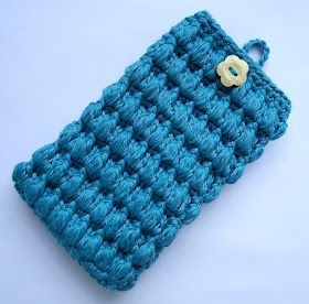 Crochet Puffy Cell Phone Cozy