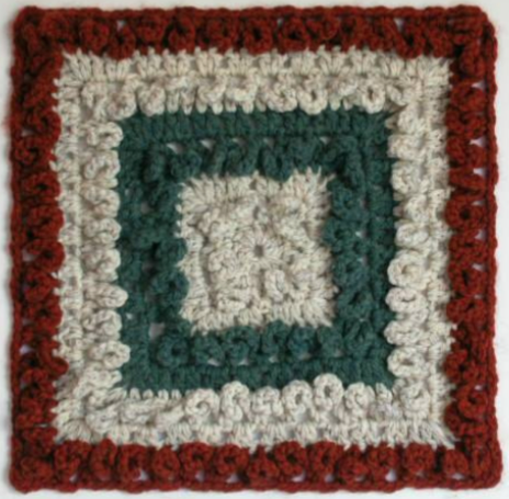 Crochet Afghan Square Dishcloth