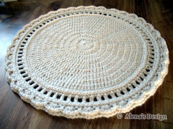 Crochet Floral Style Placemat