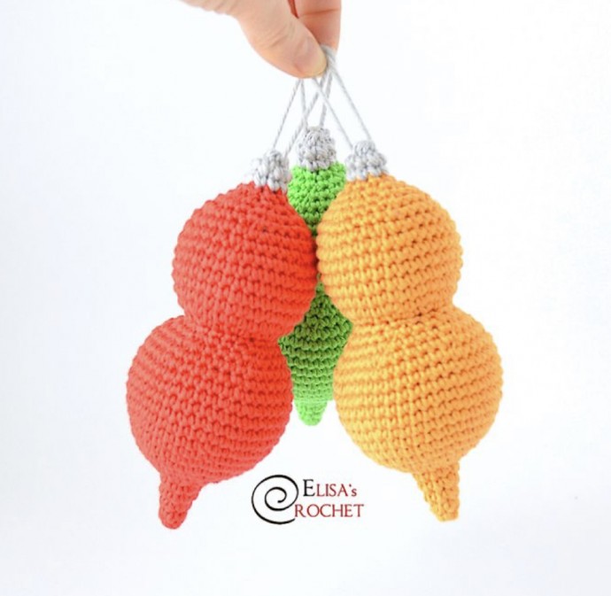 Christmas Tree Ornaments Free Crochet Pattern