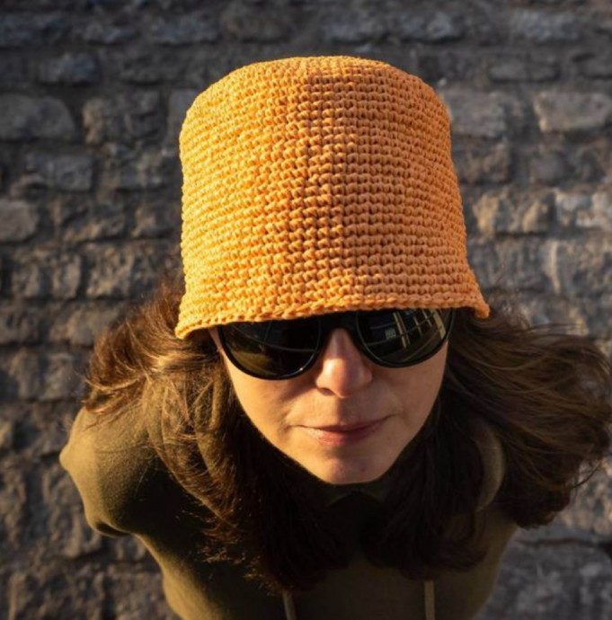 Crochet Greta Bucket Hat (Free Pattern)
