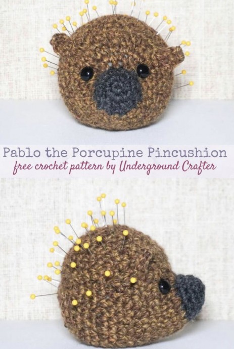 Free Crochet Pattern: Pablo the Porcupine