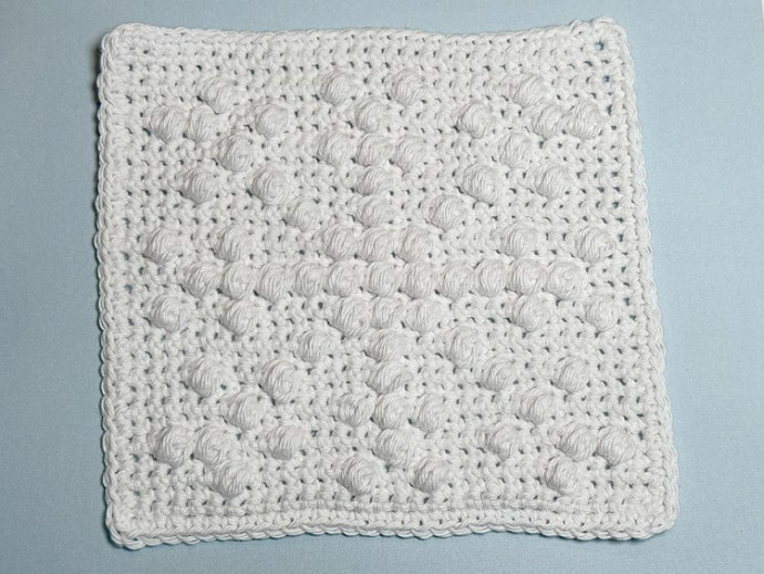 Crochet Snowflake Washcloth