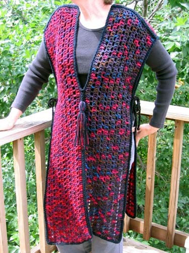 Crochet Half and Half Tabard