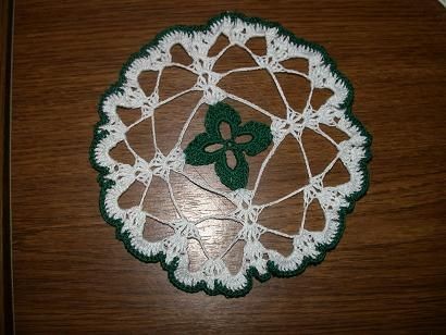 Crochet 4 Leaf Clover Doily