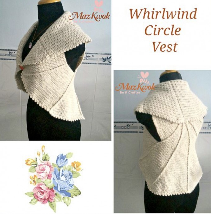 Free Crochet Pattern: Whirlwind Circle Vest