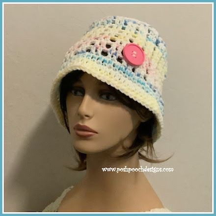 Crochet Spring Forward Bucket Hat