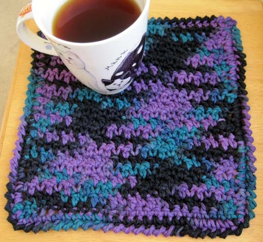Crochet Textured Dishcloth