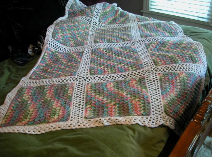 Crochet Monet Afghan Blanket