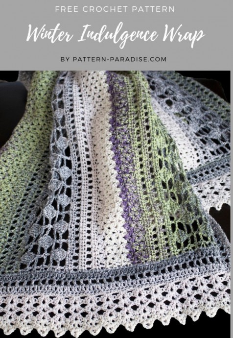 Free Crochet Pattern - Winter Indulgence Wrap