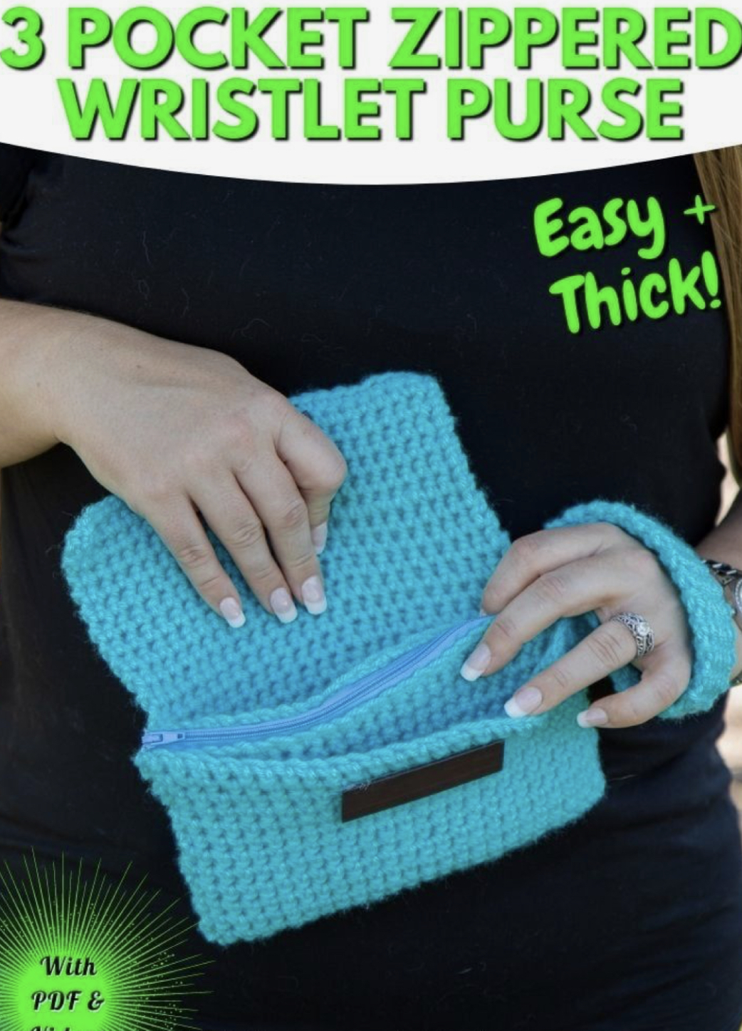 Wristlet Crochet Purse FREE CROCHET PATTERN — Craftorator