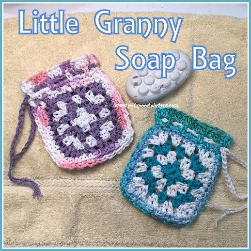 Crochet Granny Soap Bag