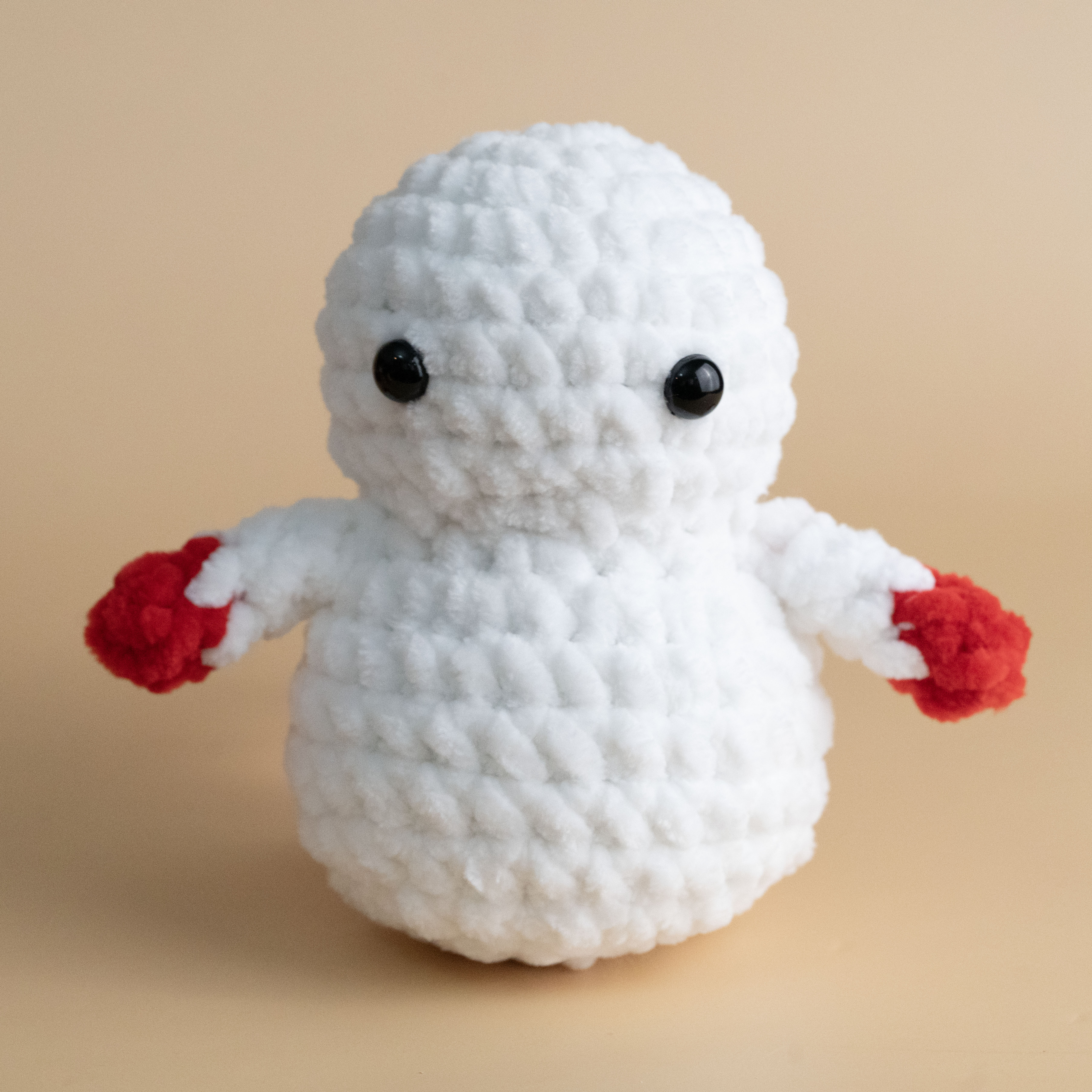 Crochet Snowman Ornament For Beginner – Free Amigurumi Pattern