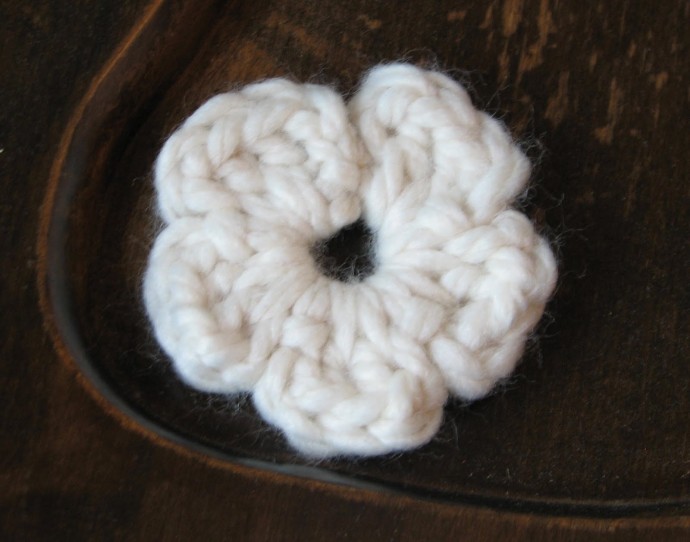 Crochet Scrap Flower