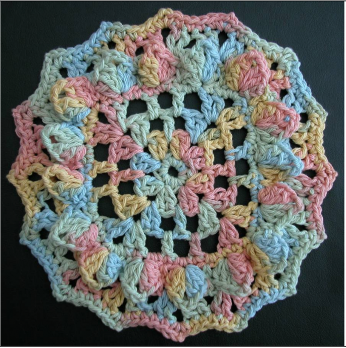 Crochet Sunshine Dishcloth