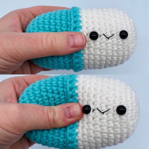 Crochet Chill Pill Stress Ball