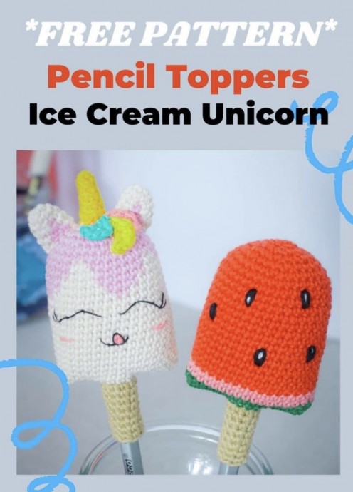 Super Cute Unicorn Pencil Topper