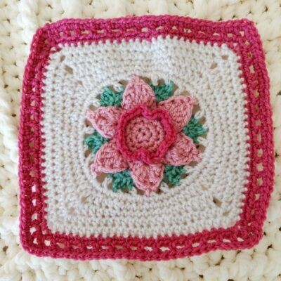 Crochet Daffodil Granny Square