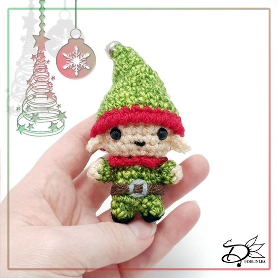 Crochet Christmas Elf Amigurumi