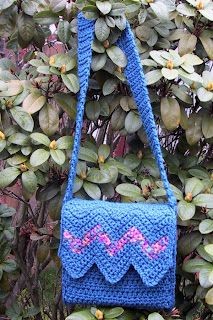 Crochet March Chevron Bag