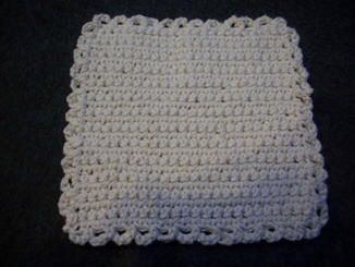 Crochet Cotton Dishcloth