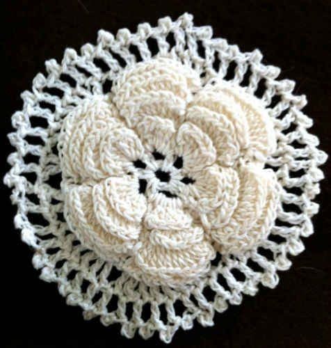 Crochet Irish Rose Motif