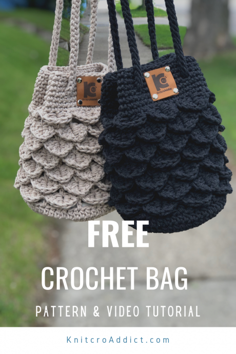 Crochet Mini Crocodile Stitch Bag