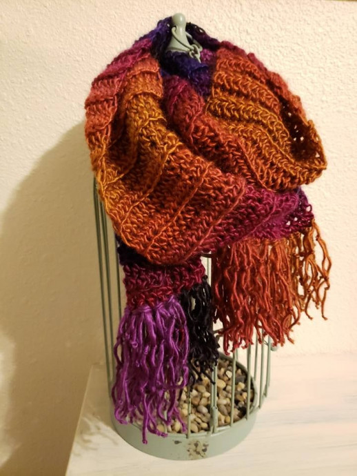 Crochet Volcano Scarf