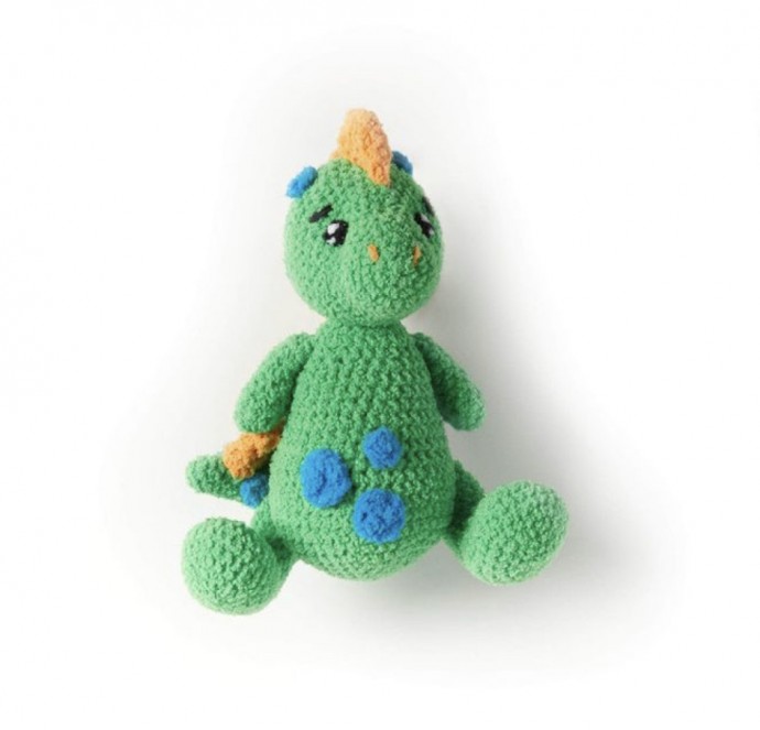 Dazzling Dino Free Crochet Pattern