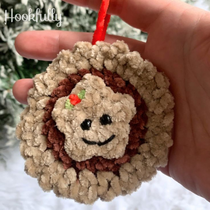 Crochet Mince Pie Ornament