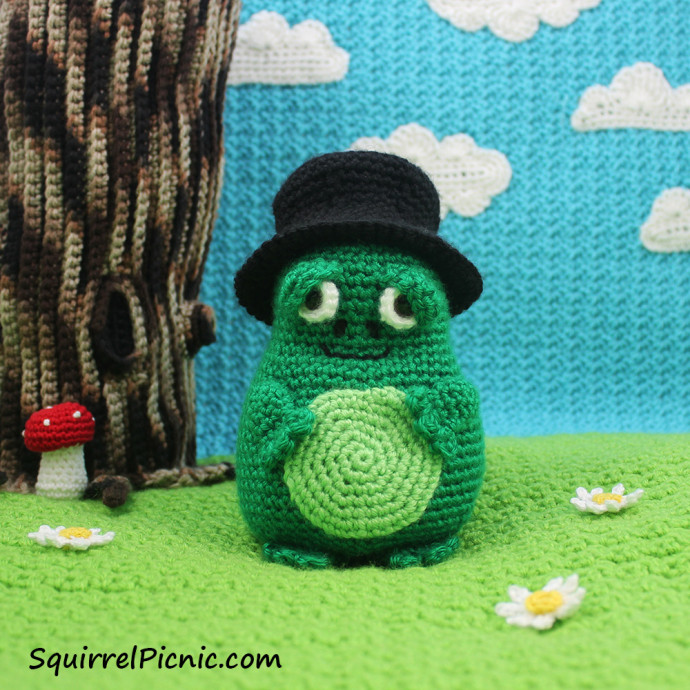 Crochet Mayor Snack Frog