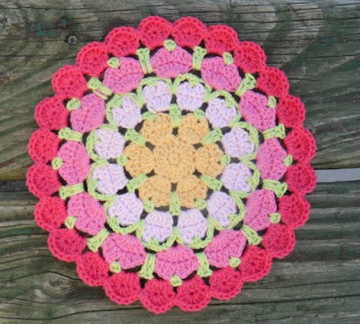 Crochet Grace Mandala Washcloth