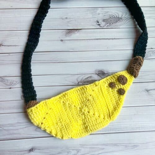 Crochet Banana Bag