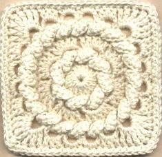 Crochet Fisherman’s Ring Square