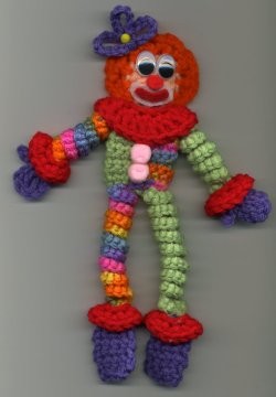 Crochet Clown Fridgie