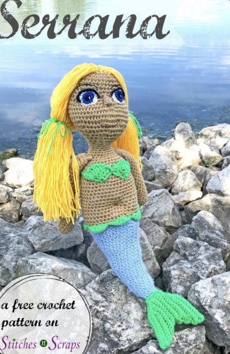 Free Crochet Pattern – Serrana the Mermaid