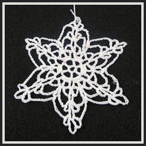 Crochet Lacy Snowflake