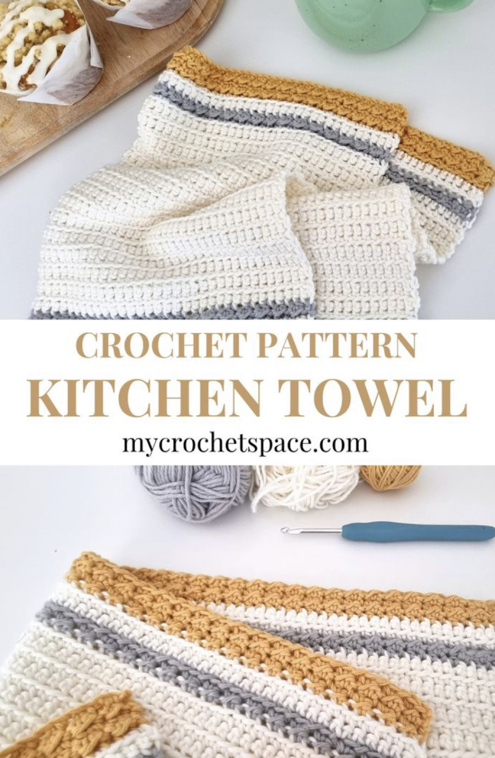 Crochet Kitchen Towel Pattern (FREE) FREE CROCHET PATTERN — Craftorator