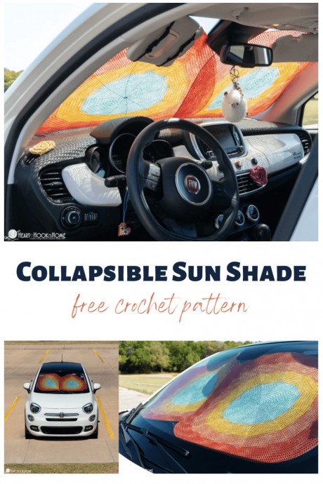 Collapsible Sun Shade for Cars