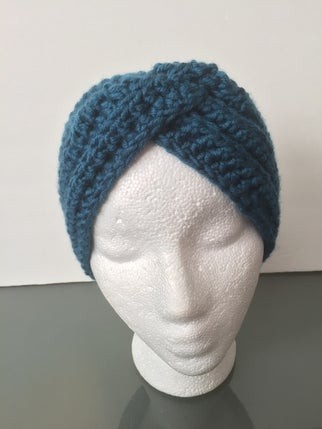 Crochet Twisted Ear-Warmer