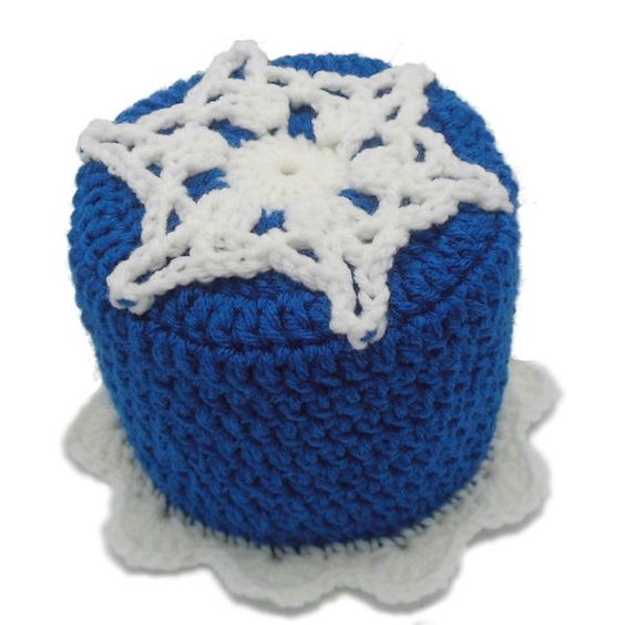 Crochet Think Snow Bath Tissue Cover