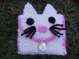 Crochet Kitty Cat Change Purse