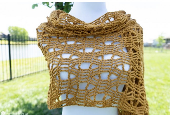 Let it Bee Wrap Free Crochet Pattern