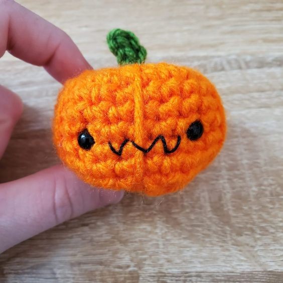 Crochet Mini Pumpkin Amigurumi