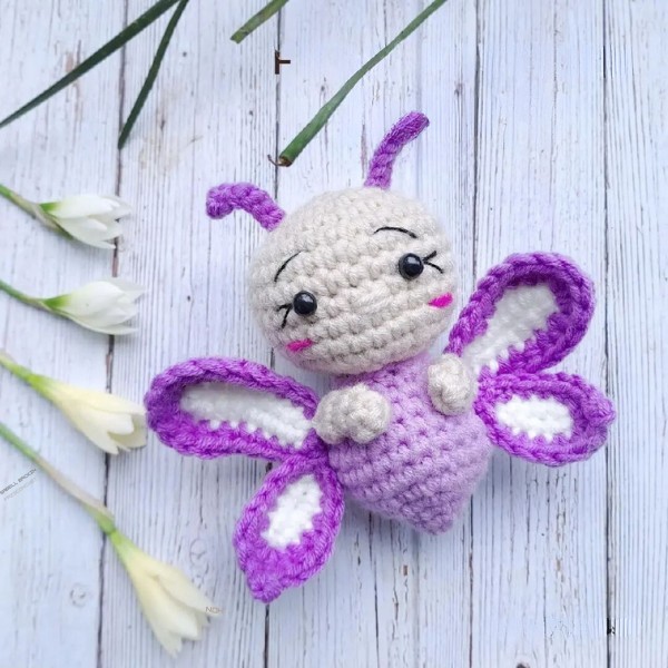 Crochet Adorable  Butterfly