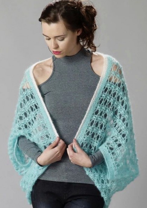 Free Crochet Pattern: Calming Cocoon Shrug